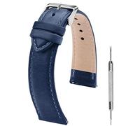 Fullmosa Correa Reloj 22mm, Correa de Cuero Vintage Reemplazo Compatible con Garmin Forerunner 255/265,Samsung Gear S3 Classic/Frontier/Galaxy Watch 46mm