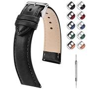 Fullmosa Correa Reloj 22mm, Correa de Cuero Vintage Reemplazo Compatible Con Garmin Forerunner 255/265,Samsung Gear S3 Classic/Frontier/Galaxy Watch 46mm