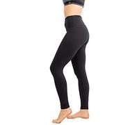FULLSOFT Paquete de 3 Leggings de Cintura Alta para Mujer, Pantalones de Yoga Negros Suaves para Entrenamiento, Atletismo, Correr, Talla Regular y Grande