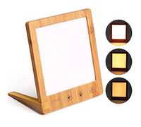 Fulluky Lámpara de Luz Diurna Natural 10000 Lux, Lámpara Fototerapia Sin UV con 3 Colores, 60 Minutos Temporizador, Control Táctil, para SAD/Depresión/Trastorno del Sueñ