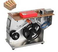 Fully Automatic Right Angle Labeling Machine,30-60PCS/Min for L-Shaped Sealing Cosmetic Boxes, Electronic Products,Plc Touchscreen Control