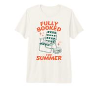 Fully Booked For Summer Reading Bookworm Book Lover Reader Camiseta Premium
