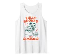 Fully Booked For Summer Reading Bookworm Book Lover Reader Camiseta sin Mangas