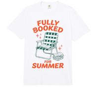 Fully Booked For Summer Reading Bookworm Book Lover Reader Comfort Colors Adult Heavyweight T-Shirt