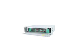 Fully Equipped Fiber Optic Distribution Frame, 24 Core ODF Frame, 24 Port Fiber Optic Terminal Box, FC Head Interface Rack Mounted Unit Box