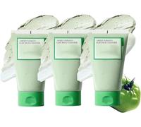 Fully Green Tomato Clay Mask Pore Cleanser,Green Tomato Pack Cleanser Clay Mask,Green Tomato Clay Pack Cleanser,Korean Green Tomato Clay Mask,Green Tomato Clay Mask Cleanser for All Skin (3 Pcs)