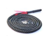 Fully Handmade Chambray And Bull Whip Made Of Durable Genuine Leather Black Bullwhip, Luxe Braided Horse Whip Perfect for Work Cattle Or Sport Crack
