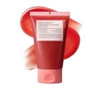 FULLY Red Tomato Jam Mask Cleanser, exfoliante suave, refina la textura de la piel, limpia los poros, hidrata, limpieza facial, vegano, piel áspera y sensible, 113 ml, tomate rojo