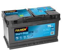 FULMEN Batería (de coche) 730.0 A 75.0 Ah 12.0 V Start and Stop EFB (Ref: FL752)