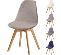 Fuloon Fundas para Sillas, Pack de 6 Fundas Sillas de Comedor Ajustables,Suave y Confortable Funda Protectoras para Silla Elasticas Lavables