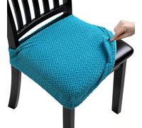 Fuloon Fundas Sillas Comedor, Fundas Sillas Ajustables,Pack de 4 Fundas Protectoras para Sillas Elasticas,Funda Asiento Silla Lavables para Comedor
