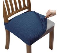 Fuloon Fundas Sillas Comedor, Fundas Sillas Ajustables,Pack de 4 Fundas Protectoras para Sillas Elasticas,Funda Asiento Silla Lavables para Comedor