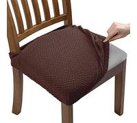 Fuloon Fundas Sillas Comedor, Fundas Sillas Ajustables,Pack de 6 Fundas Protectoras para Sillas Elasticas,Funda Asiento Silla Lavables para Comedor