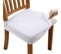 Fuloon Fundas Sillas Comedor, Fundas Sillas Ajustables,Pack de 6 Fundas Protectoras para Sillas Elasticas,Funda Asiento Silla Lavables para Comedor