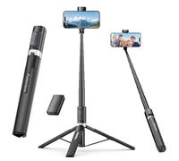 Fuloview Trípode de palo selfie de 60 pulgadas, trípode para control remoto inalámbrico de iPhone, para selfies, fotografía de grupo, grabación de vídeo. Soporte de teléfono compatible con iPhone