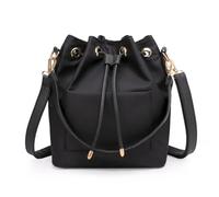 FULUJIDI Mochilas Tipo Casual Moda Mujer Crossbody Bolsa Mujer Hombro Bolsa Nylon Mano Playa Bolsas Damas Mensajero Bolsa Viaje Bolso Negro