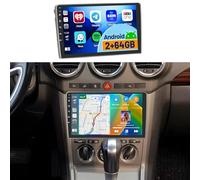Fuluku 2+64G Android Radio Coche para Opel Astra H,Zafira B,Corse C D Inalámbrico Carplay Android Auto, 9 Pulgadas de Pantalla Táctil Radio con WiFi/Bluetooth/GPS/Cámara de Seguridad