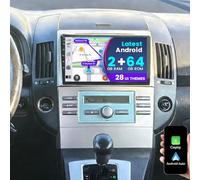 Fuluku 2+64G Android Radio de Coche para Toyota Corolla Verso 2004-2009 Inalámbrico Carplay Android Auto, 9 Pulgadas Pantalla Táctil Radio con WiFi/Bluetooth/GPS/Camara Marcha Atras/FM/RDS/SWC