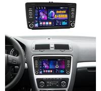 Fuluku 4+64G Android Radio para Skoda Octavia Yeti Rapid Supeb Roomster Wireless Carplay&Android Auto, 8'' IPS Pantalla táctil Radio Coche Bluetooth 5.0/GPS/Backup Camera/FM/WiFi/SWC