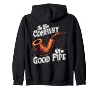 Fumador de pipa retro divertidos fanáticos de fumar amantes de la pipa de tabaco Sudadera con Capucha