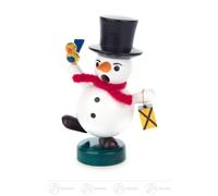 Fumador Mini - Pebetero Muñeco de Nieve Bailando Bxhxt 7 Cmx9 Cmx5 CM Nuevo