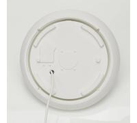 Fumagalli Aplique exterior LED Berta Ø 27,5cm blanco 11W CCT