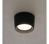 Fumagalli Downlight Livia Ø 16 cm resina sintética negro/esmerilado GX53 CCT