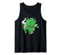 Fumando Criaturas Nebulosas Alienígenas del Cosmos Camiseta sin Mangas