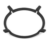 Fumanduo 1Pcs Soporte para Cocina de gas Soporte Universal de Hierro Fundido para Cocina de Gas con 4 Garras Accesorio Anillo Antideslizante para Placas de Gas Anillo de Soporte Wok (21CM, Negro)