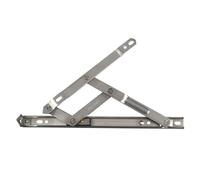 FUMAO Barra de luz con bisagras for ventana con bisagras de aluminio, refuerzo de viento de acero inoxidable de 8 pulgadas, puente roto(12 inch)