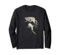 Fumar Científico Cara Abstracto Genio Retrato Manga Larga