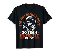 Fumar Pipa Fumar Roll Lover Pipe Smoker Hombres Camiseta