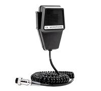 Fumei Altavoz de micrófono CB de 4 pines compatible con radios Cobra Superstar Midland Uniden Audioline CB