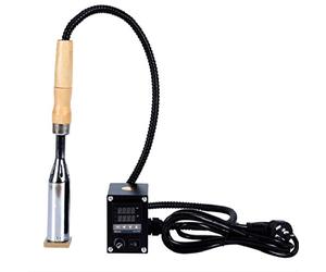 FUMENG Máquina De Estampado De Cuero, Madera De Cuero De Madera De Marca De Marcas De Marca Máquina De Apuestas Máquina De Prensa Multifunción Logo Estampado,Display Temperature