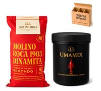 FUMET CARABINERO + ARROZ MOLINO ROCA - Envío 24 h - UMAMIX - Los Fondos Secretos Naturales que usan los Chefs de Alta Cocina - El mejor arroz con nuestro en18 min (Pack, Carabinero)