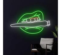 Fumeur LED Neon Shield für Murdecoration USB regulable Lumière Salon Bars Pub Club Reunions Art Murdecoration