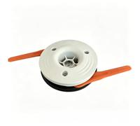FUMHEUF - Cabezal de corte compatible con Stihl PolyCut 28-2 de repuesto premium para desbrozadora, 2 cuchillas de plástico, rosca a la izquierda, M10 x 1,0