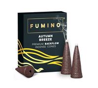 Fumino® Brisa de Otoño Conos de Incienso Fresco Reflujo Cascada 15 por Caja Fragancia de Humo Masala Agarbatti para la Relajación, Meditación, Antiestrés - Decoración de Hogar
