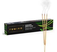 Fumino® Clavo de Manzana y Canela Incienso Fresco Hecho a Mano 14 Varillas por Caja (15g) Fragancia de Humo Masala Agarbatti Joss para la Relajación, Meditación, Antiestrés - Decoración de Hogar