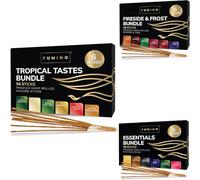 Fumino Incienso Varillas -Paquete múltiple 18 Cajas con 252 Varillas Masala Agarbatti Naturales para Relajación y Meditación (90 g)