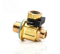 Fumoto Válvula de drenaje de aceite de motor original F106S con clip de palanca LC-10, serie FS, 1 paquete