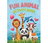 Fun Activity Book For Kids / Mazes, Dot-to-Dot, Color by Number, Word Search, Spot The Difference & More!