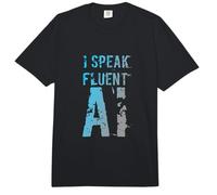 Fun AI Humor Habla fluidamente AI Inteligencia Artificial Cotizaciones Comfort Colors Adult Heavyweight T-Shirt