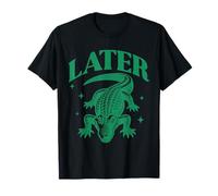 Fun Alligator Illustrative Graphic Men and Boys Later Gator Camiseta
