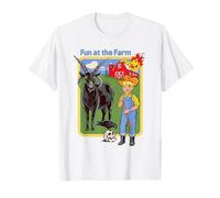 Fun at the Farm Sarcastic Retro Vintage Funny Adult Humor Camiseta