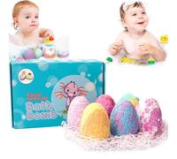 Fun Bath Bombs with Surprises Inside - 12 Pack Fizzy Bath Bombs with Hidden Surprises - Perfect for Easter Gifts and Relaxation (Style-B)