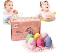 Fun Bath Bombs with Surprises Inside - 12 Pack Fizzy Bath Bombs with Hidden Surprises - Perfect for Easter Gifts and Relaxation (Style-A)