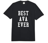 Fun Best AVA Ever Cool Nombre Personalizado Comfort Colors Adult Heavyweight T-Shirt