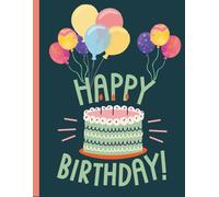 Fun Birthday Celebration Coloring book for kids: Educational coloring pages with birthday items and words for children ages 3 to 7