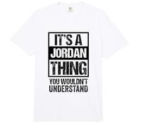 Fun Black Version It's A Jordan Thing Family Name Group Pic Comfort Colors Adult Heavyweight T-Shirt